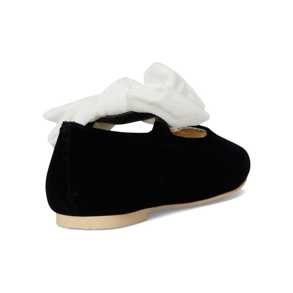 Janie and Jack Velvet Bow Flats SZ 1 - Picture 4 of 6